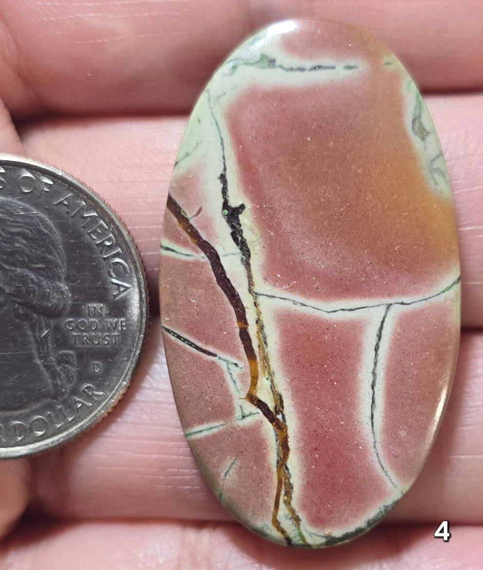 #4 Spiderweb Mookaite Jasper