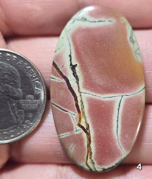 #4 Spiderweb Mookaite Jasper