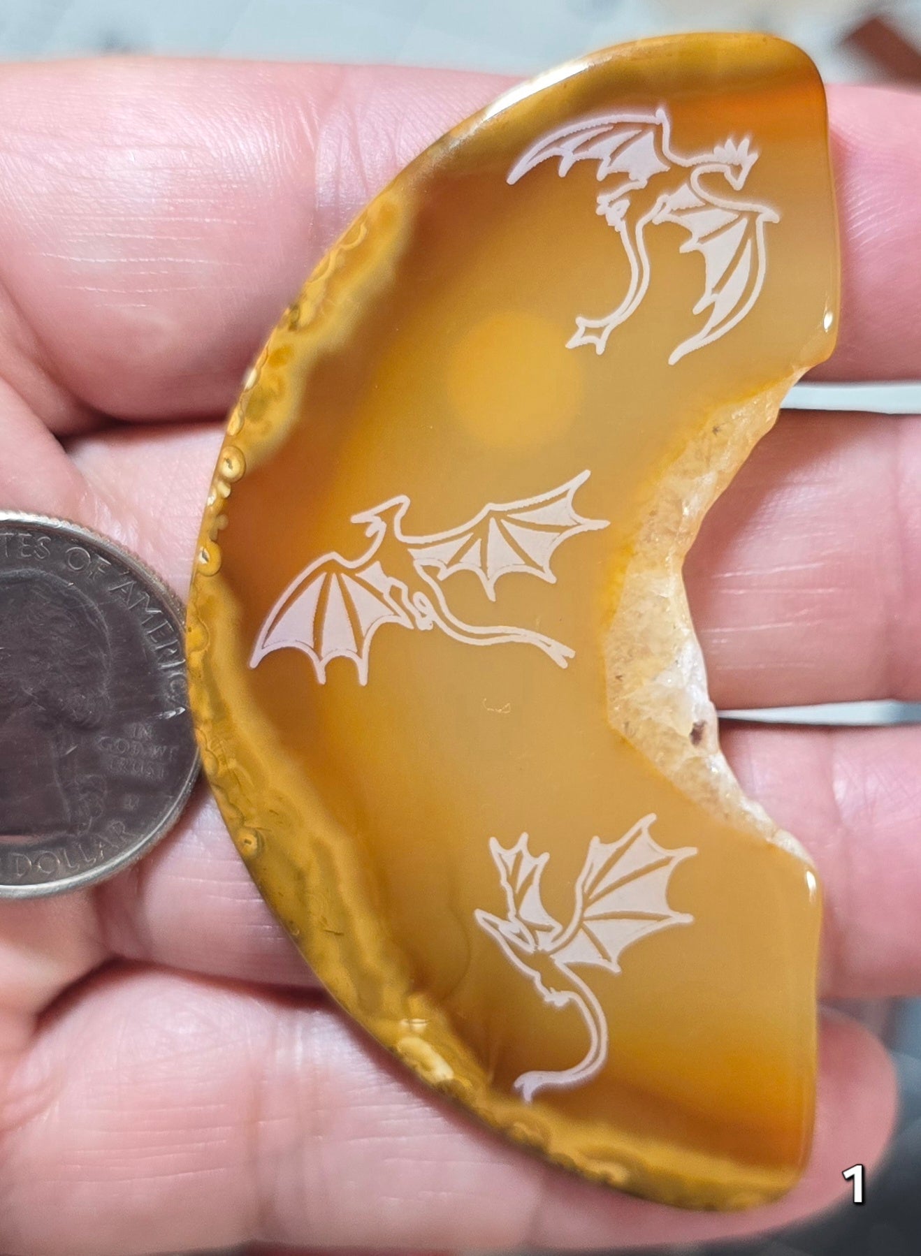 #1 Brazilian Agate Slice