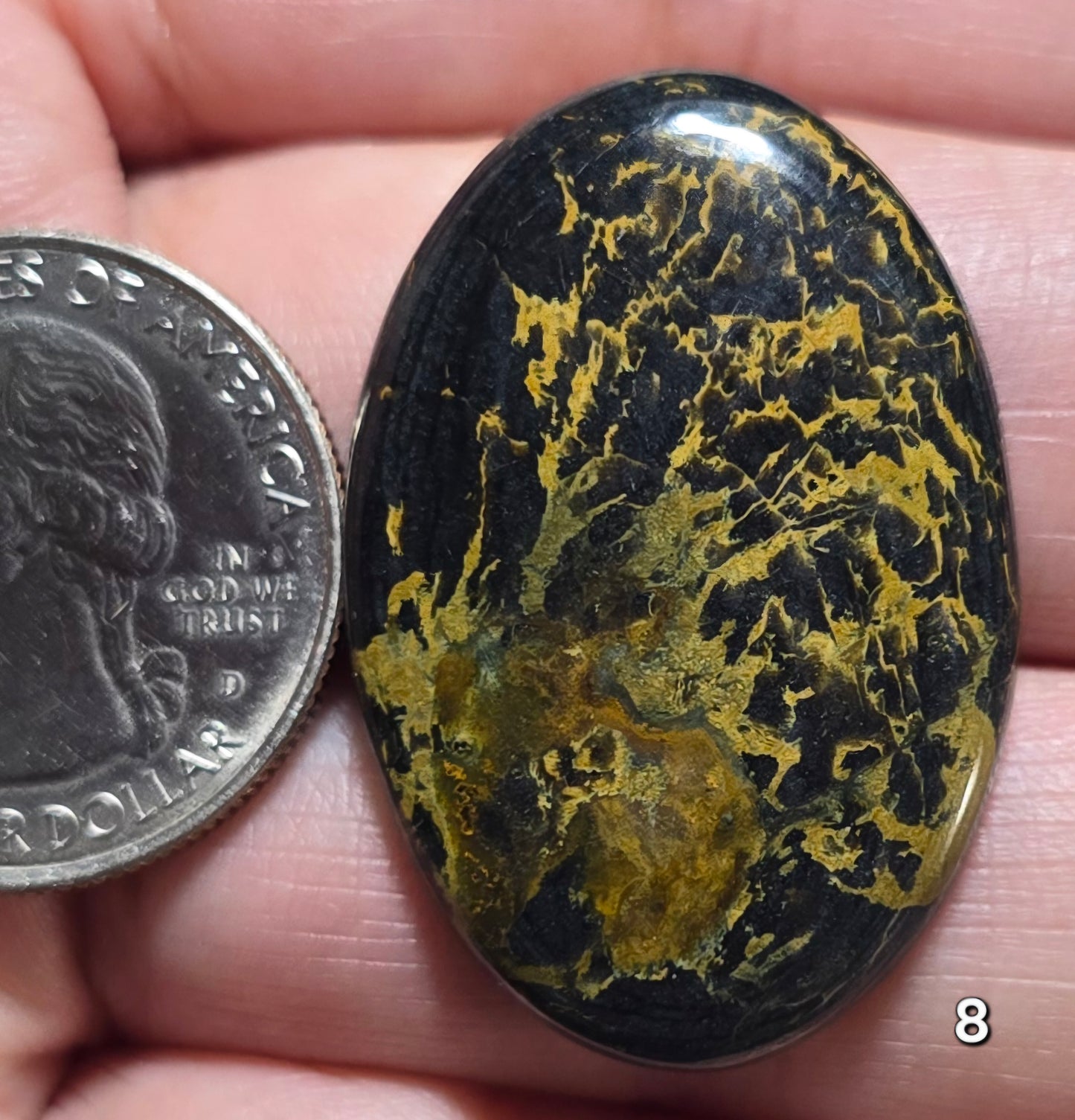 #8 Black Indonesian Opal