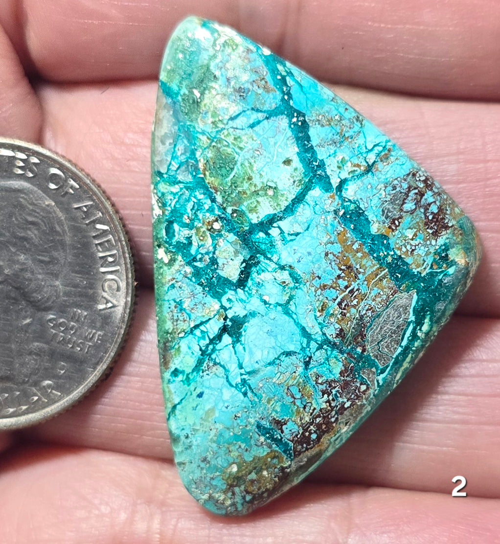 #2 Chrysocolla with Dioptase