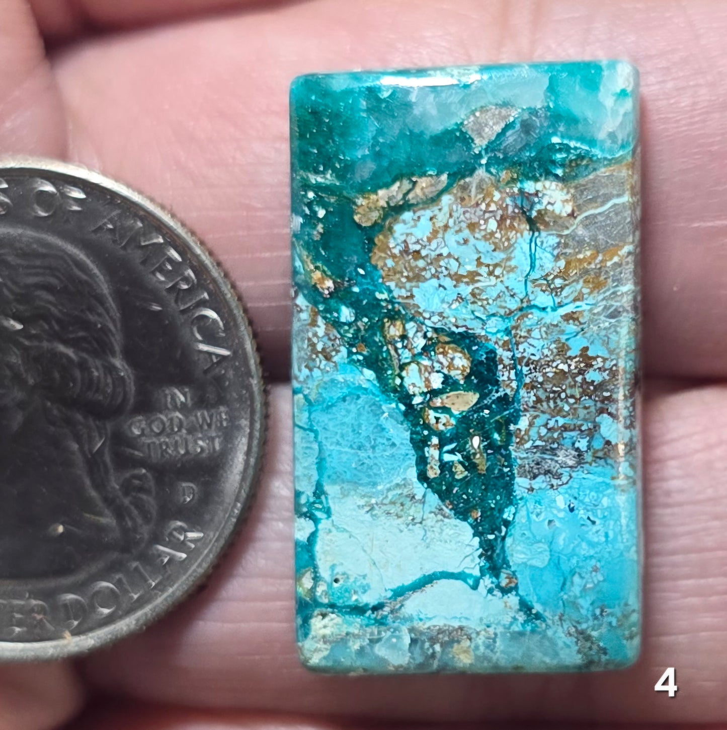 #4 Chrysocolla with Dioptase