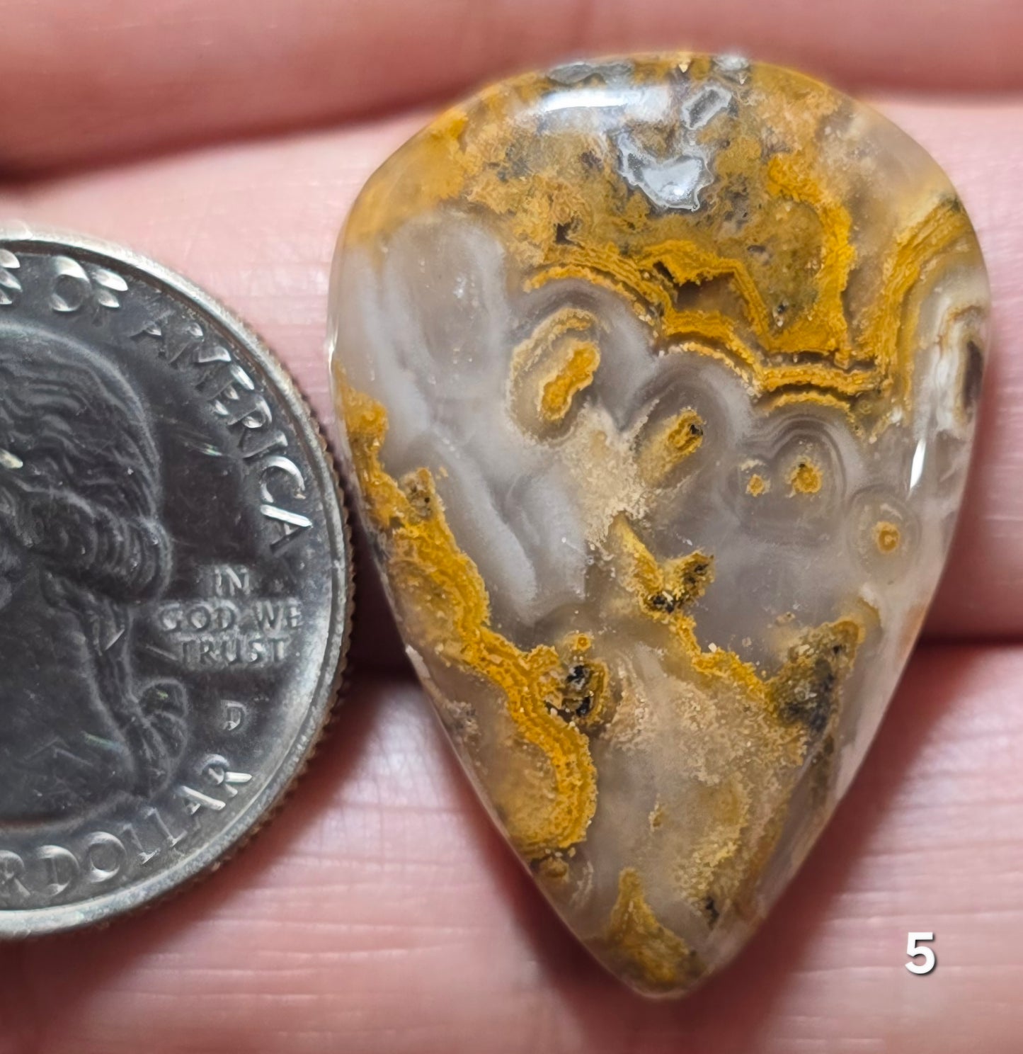 #5 Brown Moss Agate