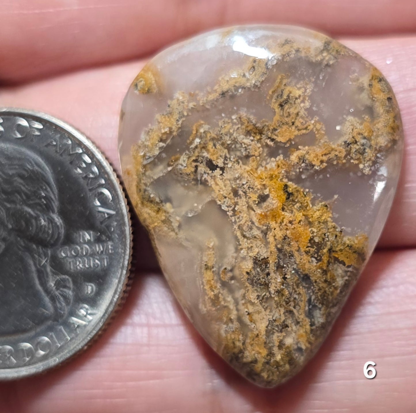 #6 Brown Moss Agate