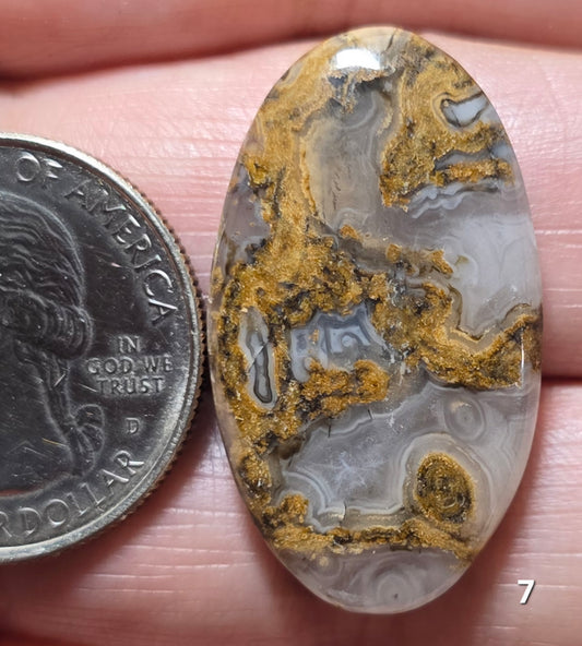 #7 Brown Moss Agate