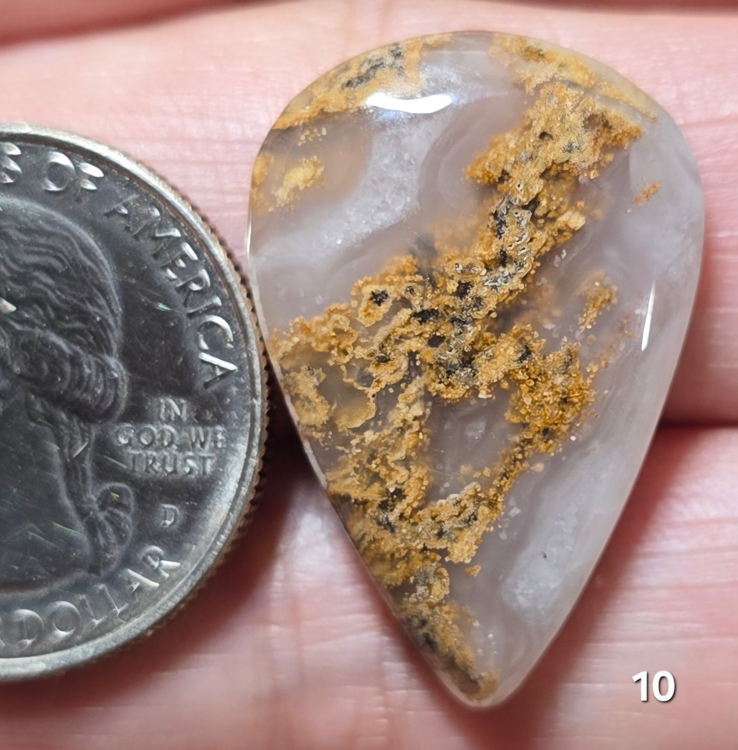 #10 Brown Moss Agate
