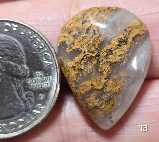 #13 Brown Moss Agate