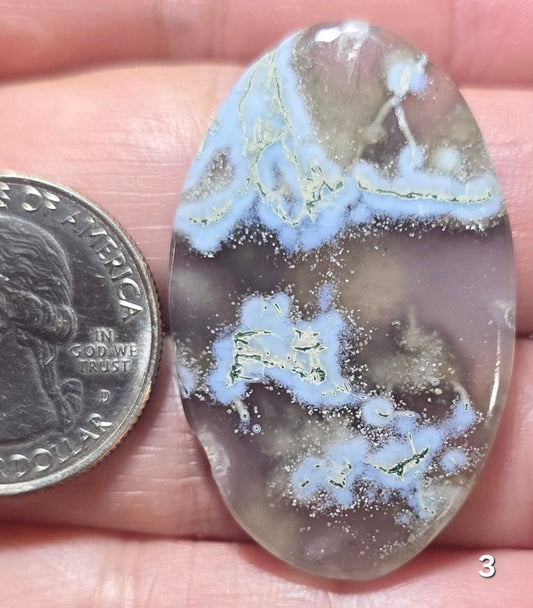 #3 Blue Moss Agate