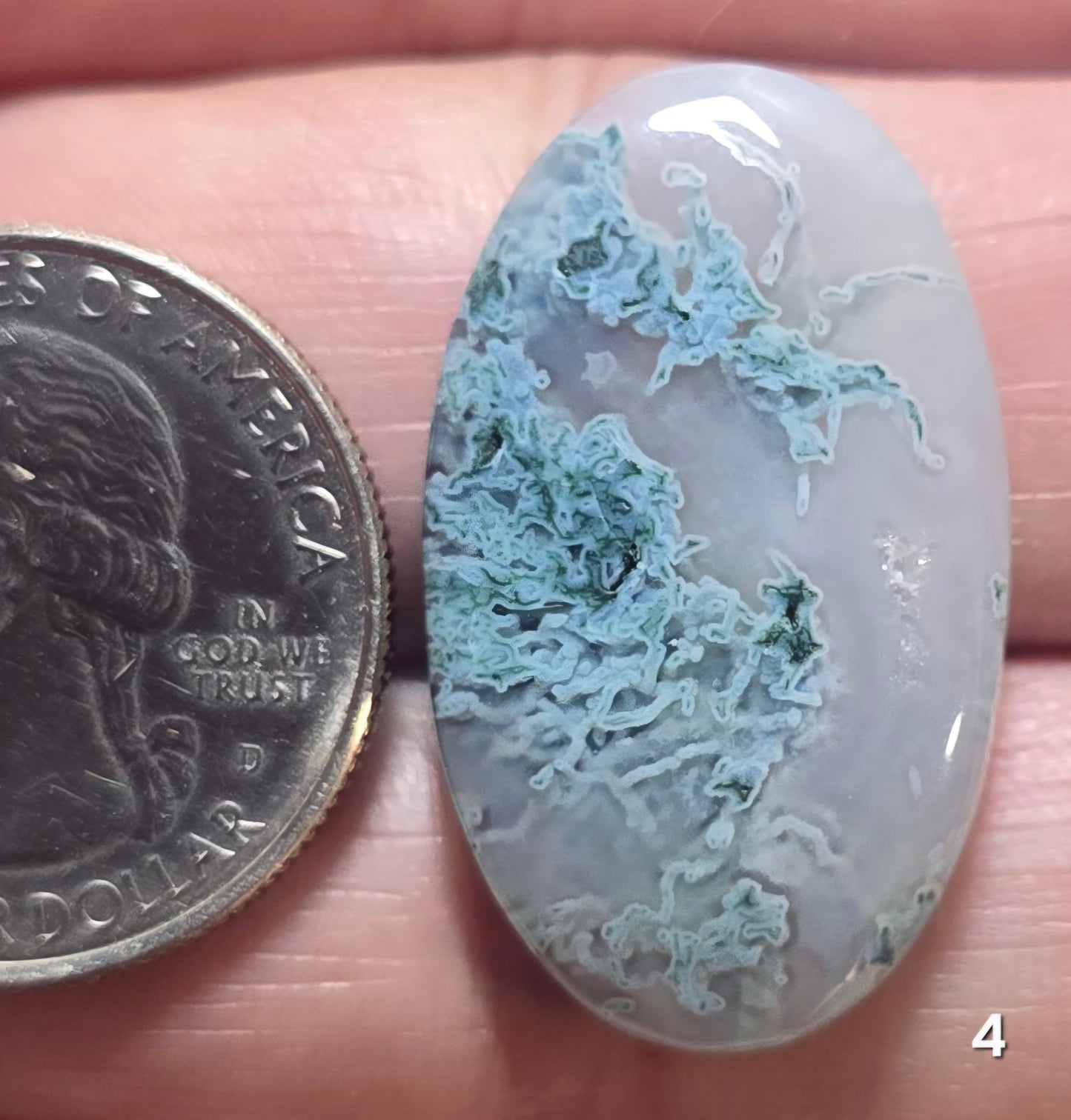 #4 Blue Moss Agate