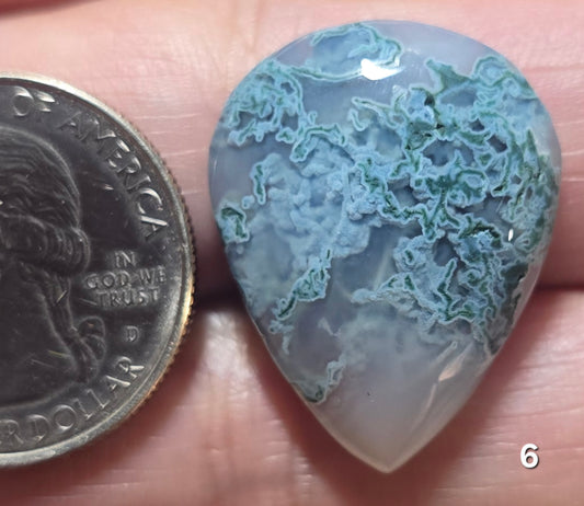 #6 Blue Moss Agate