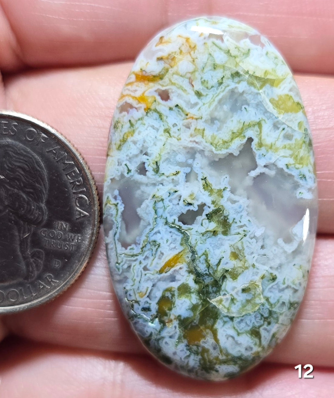 #12 Indonesian Moss Agate