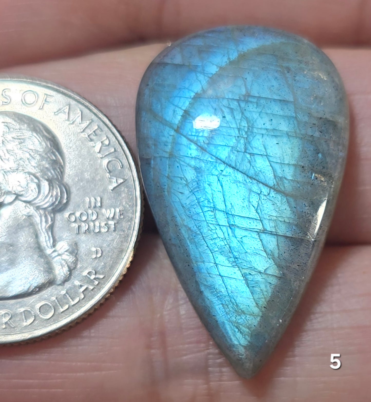 #5 Blue Fire Labradorite