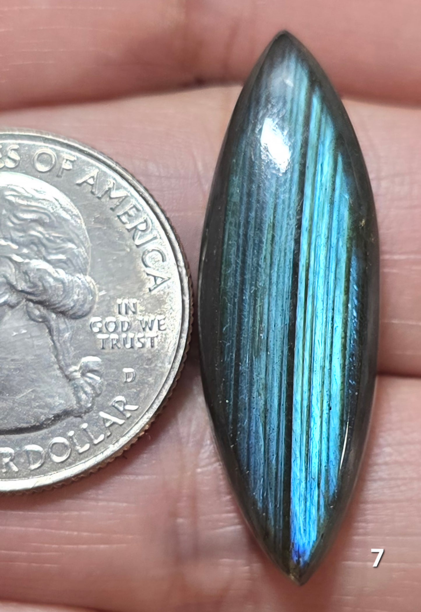 #7 Blue Fire Labradorite