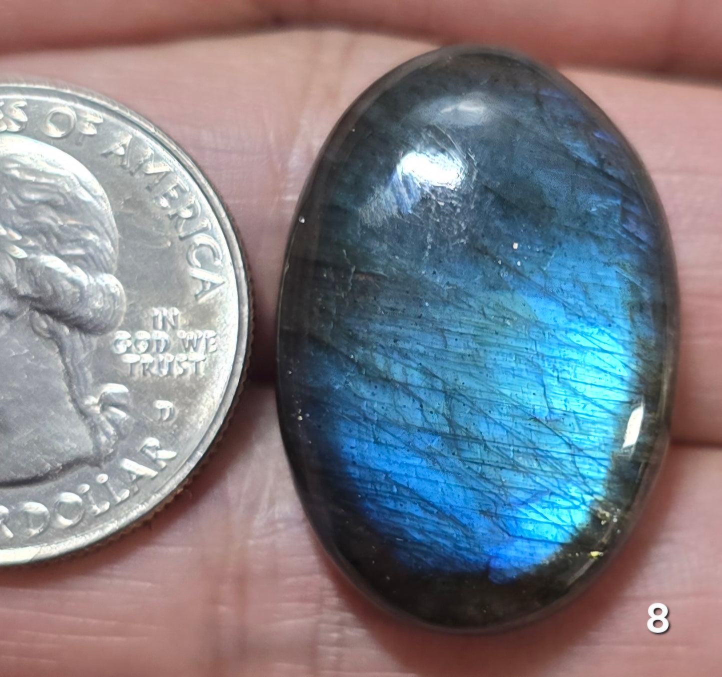 #8 Blue Fire Labradorite