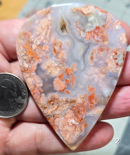 #2 Cotton Candy Druzy Agate Statement Piece