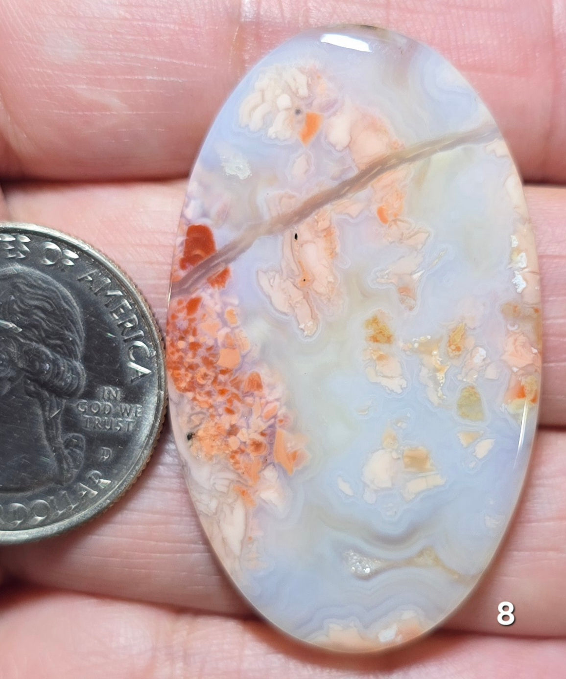 #8 Cotton Candy Agate