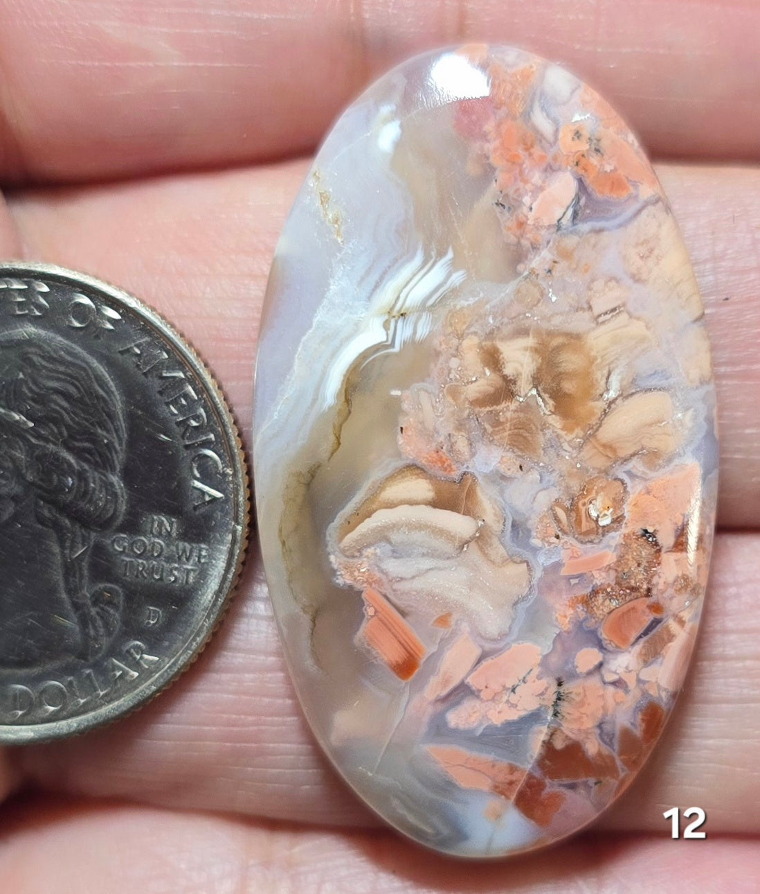 #12 Cotton Candy Agate