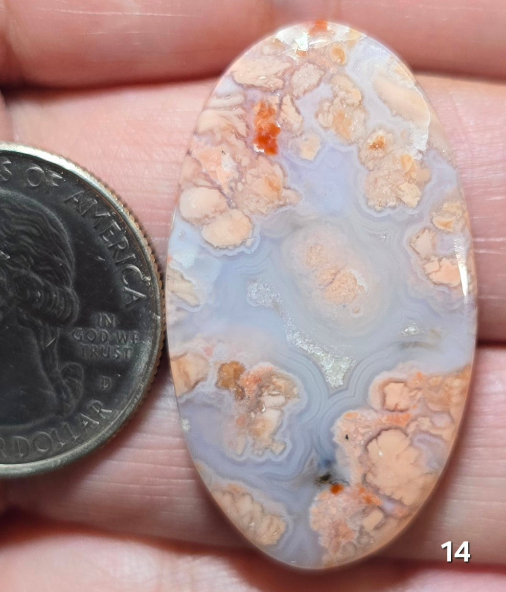 #14 Cotton Candy Agate