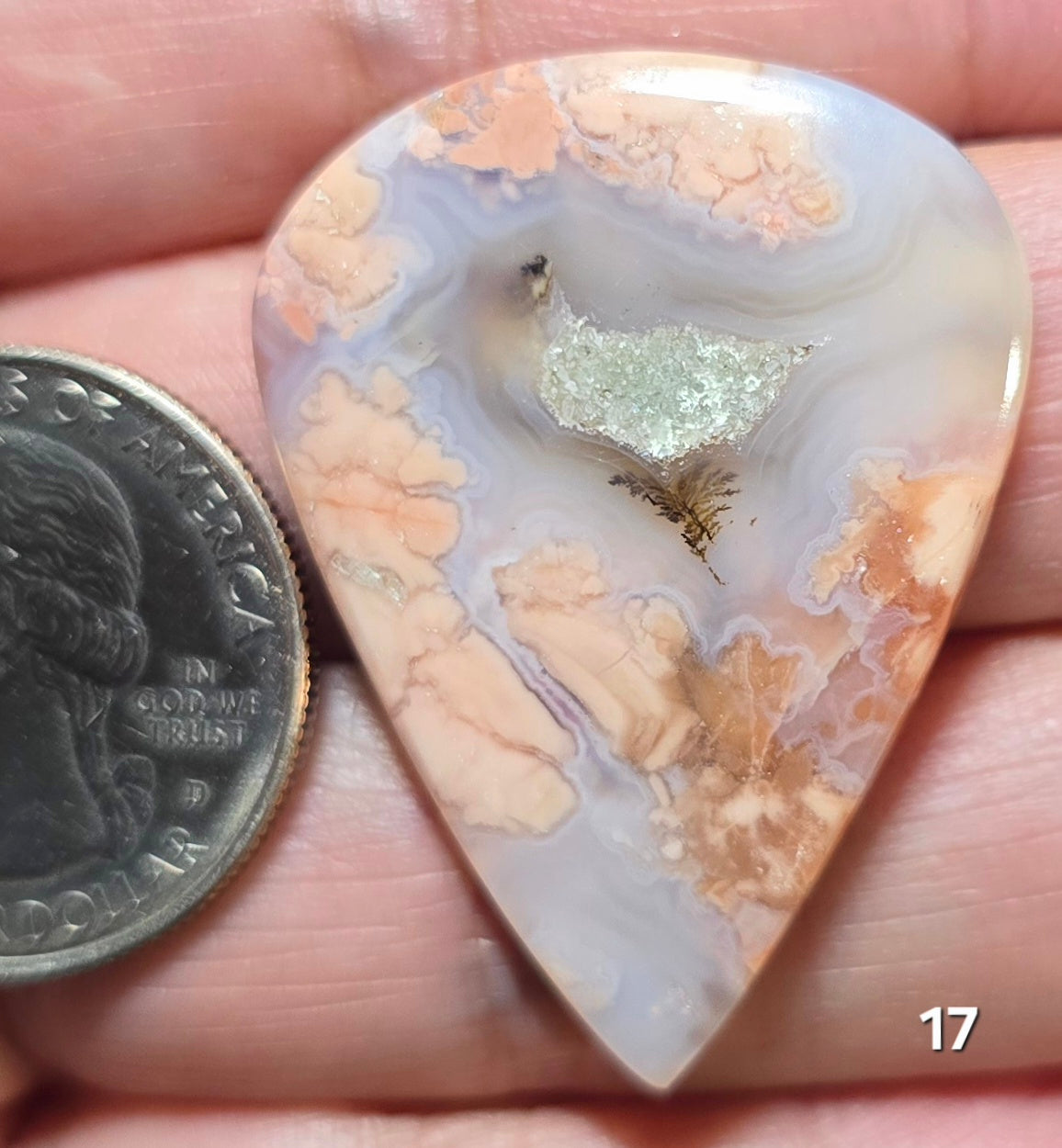 #17 Cotton Candy Druzy Agate