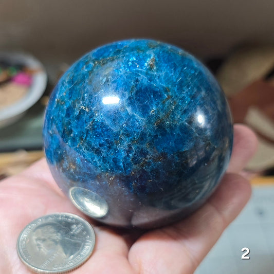 #2 61mm Apatite Sphere