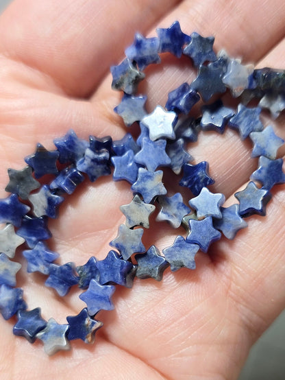 Sodalite Star Beads