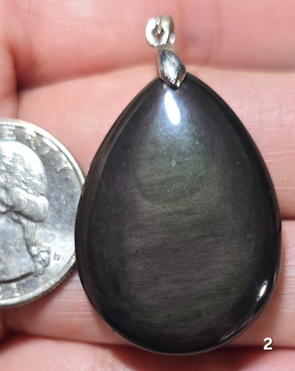 #2 Rainbow Obsidian Pendant