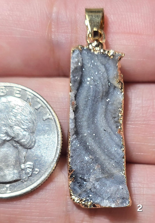 #2 Desert Druzy Pendant
