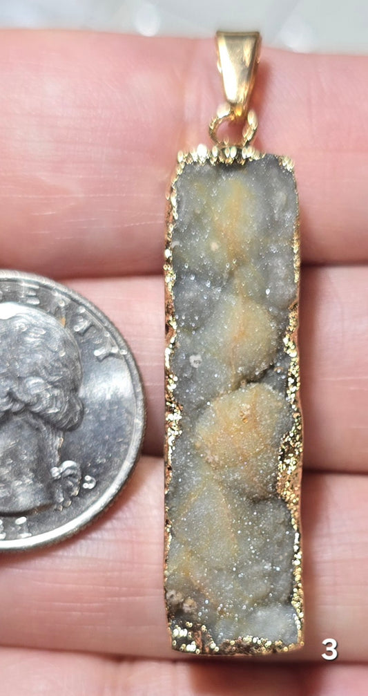 #3 Desert Druzy Pendant