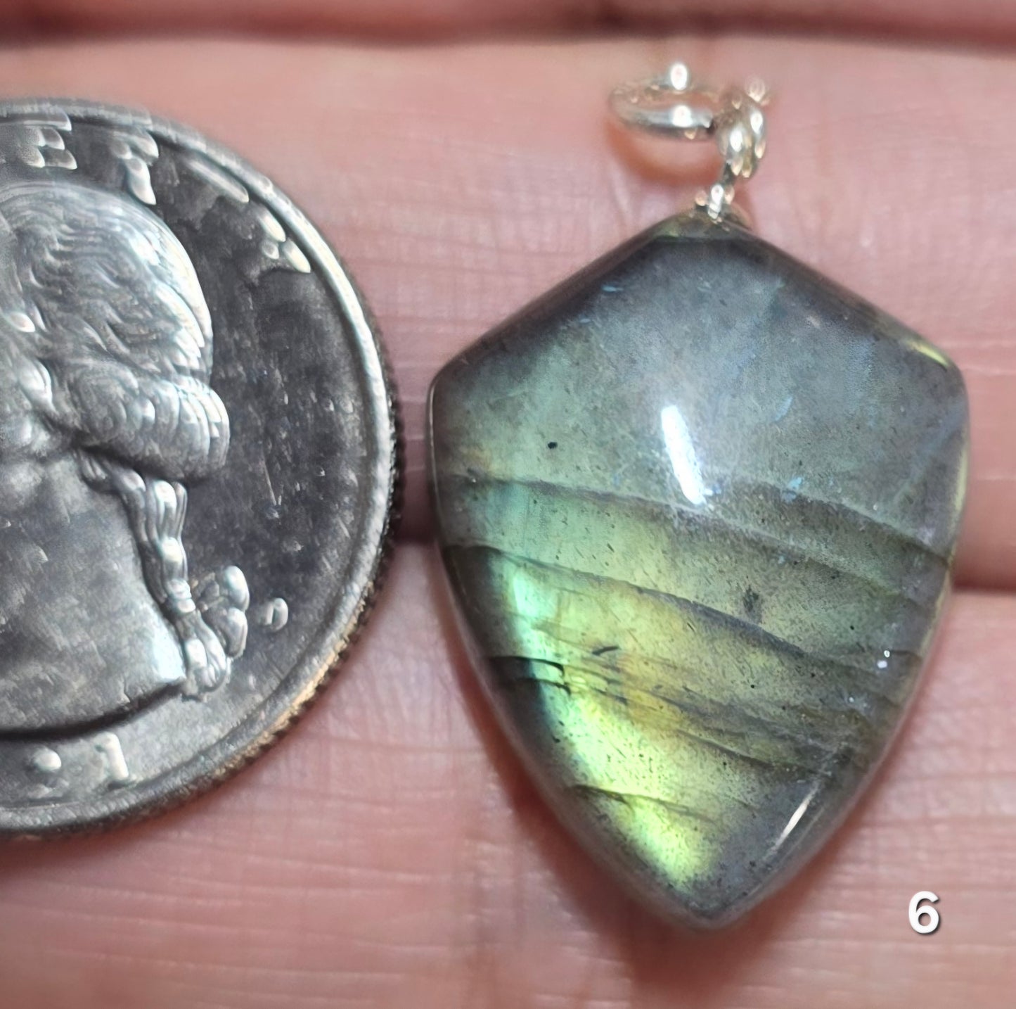 #6 925 Labradorite Pendant