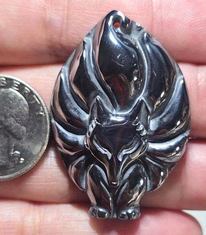 Terahertz Nine-Tailed Fox Pendant