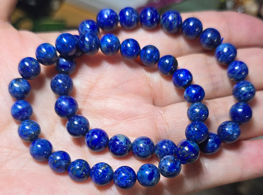 8mm Lapis Lazuli Bracelet