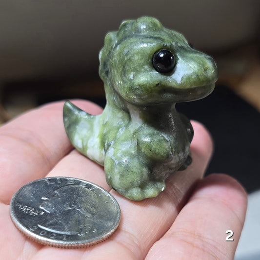 #2 Jade Mini Dinosaur Carving
