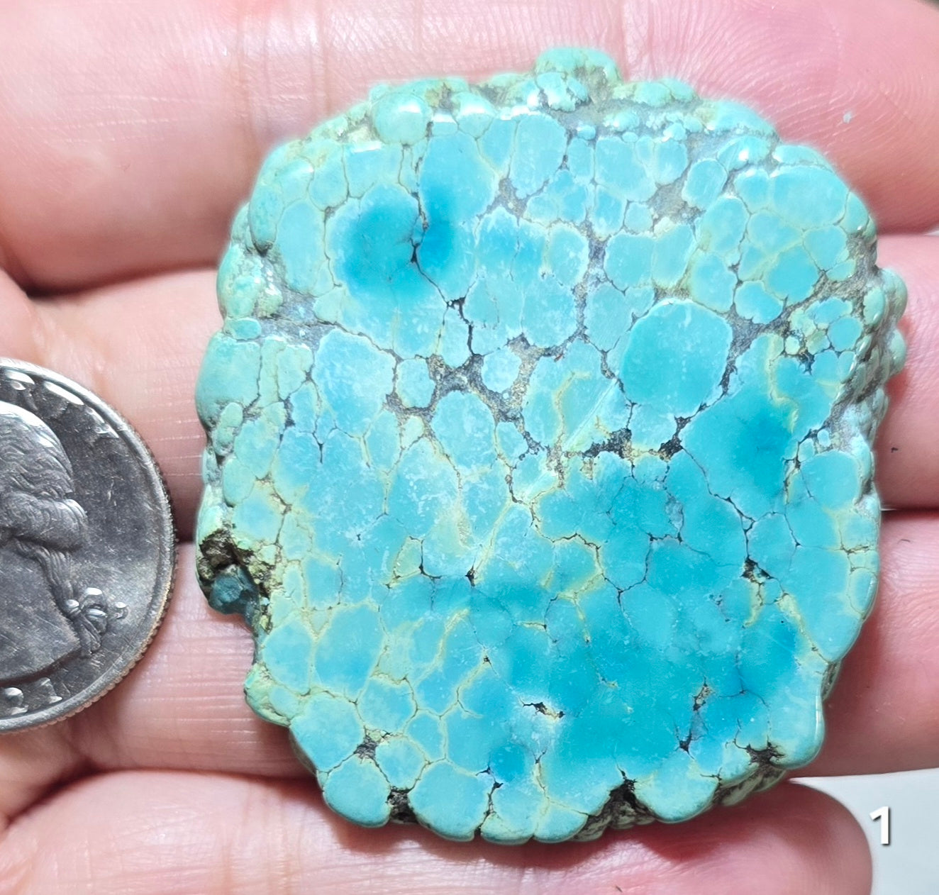 #1 Hubei Turquoise Slice 20.7g