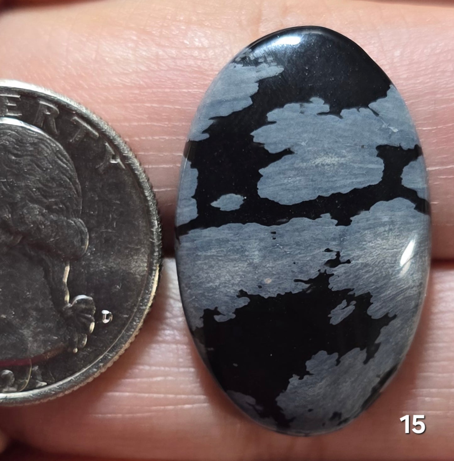 #15 Snowflake Obsidian