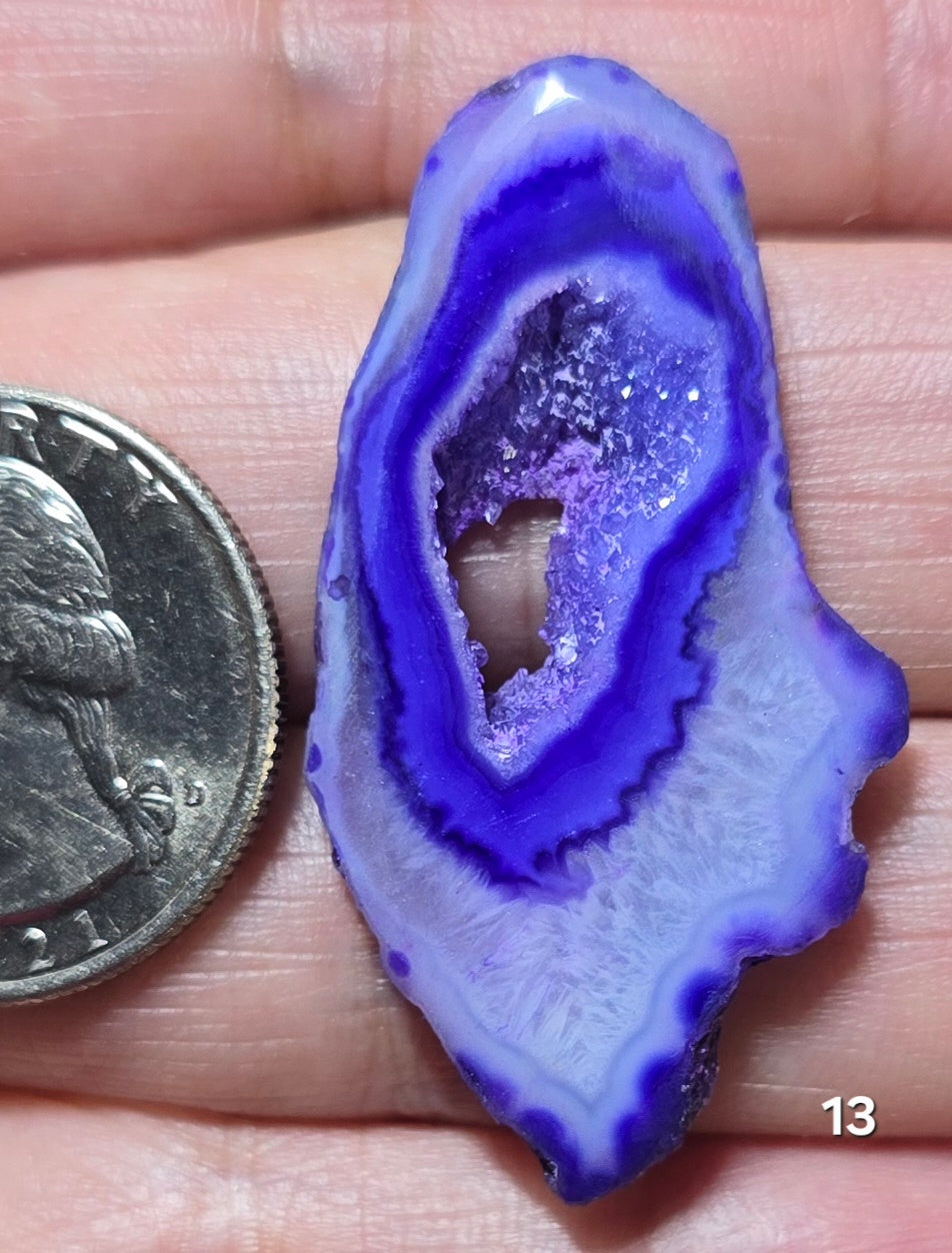 #13 Druzy Agate Slice