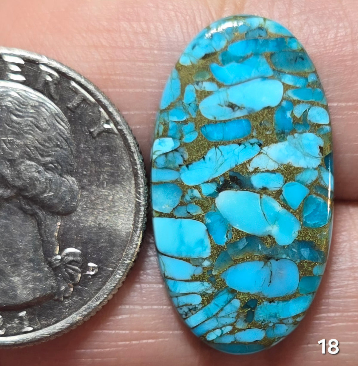 #18 Blue Copper Turquoise