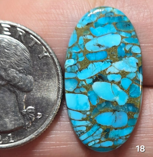 #18 Blue Copper Turquoise
