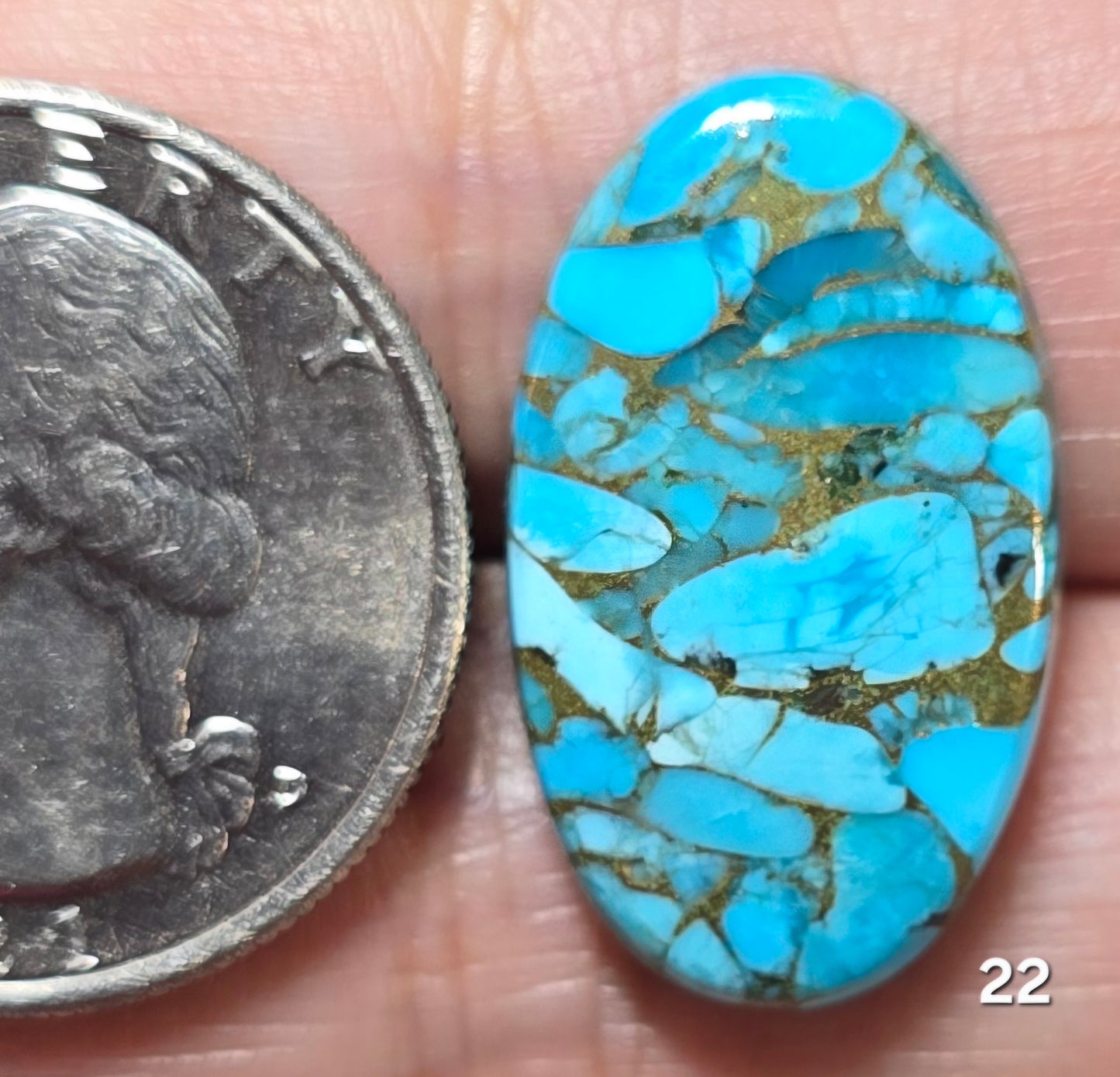 #22 Blue Copper Turquoise