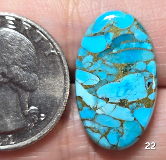 #22 Blue Copper Turquoise