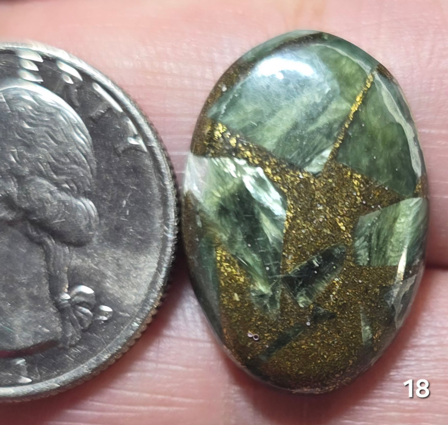 #18 Copper Seraphinite