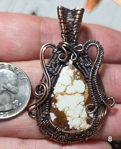 #8 Wildhorse Wire-wrapped Pendant