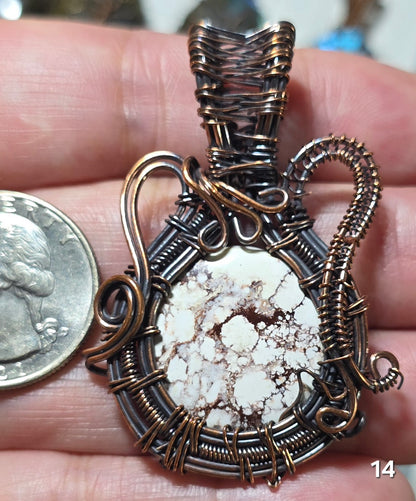 #14 Wildhorse Wire-wrapped Pendant