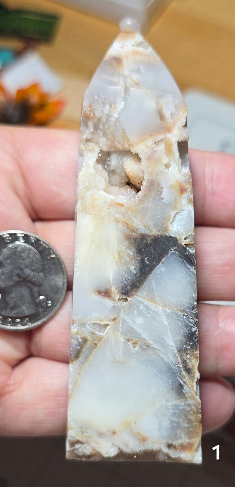 #1 Sphalerite Sugar Druzy Tower