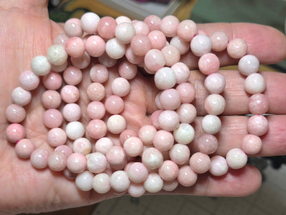 8mm Pink Opal Bracelet
