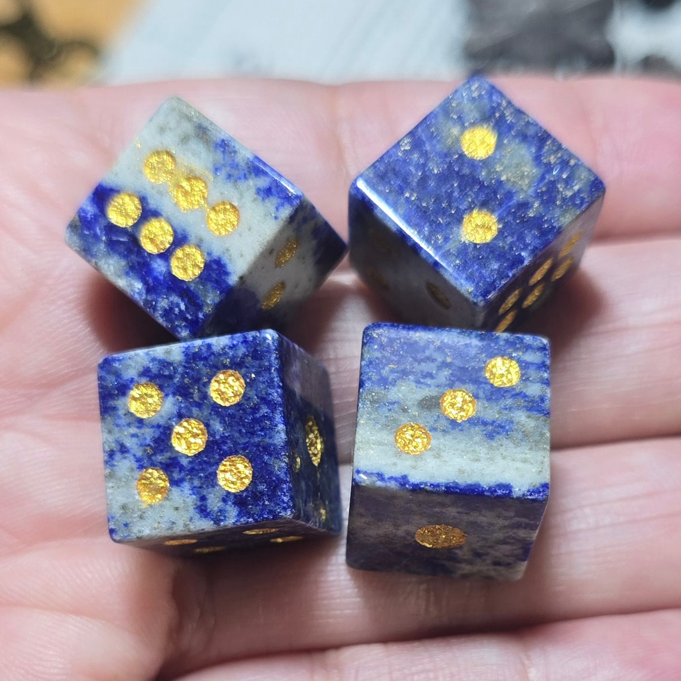 Sodalite Dice