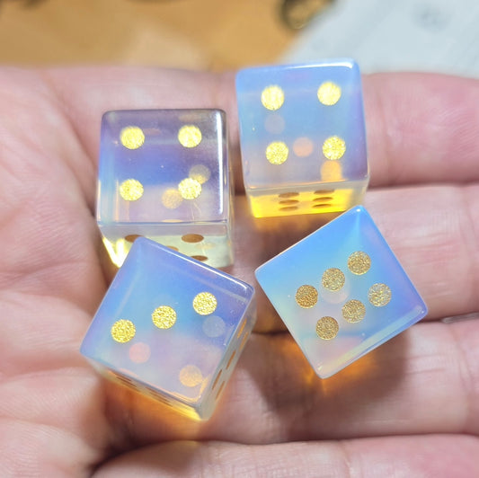 Opalite Dice