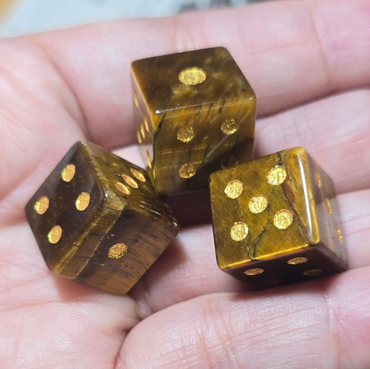 Tiger Eye Dice