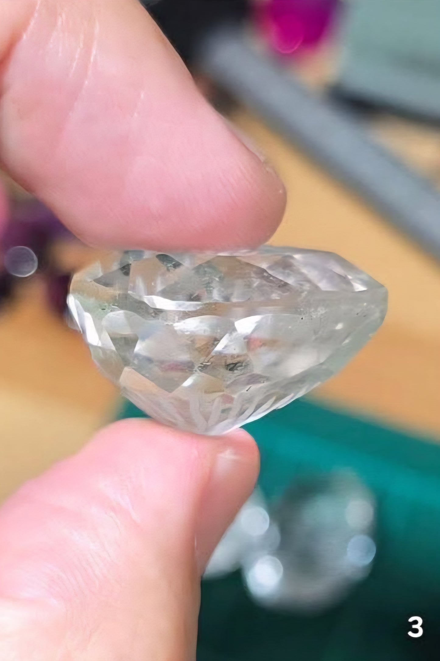 #3 Intaglio Engraved Quartz