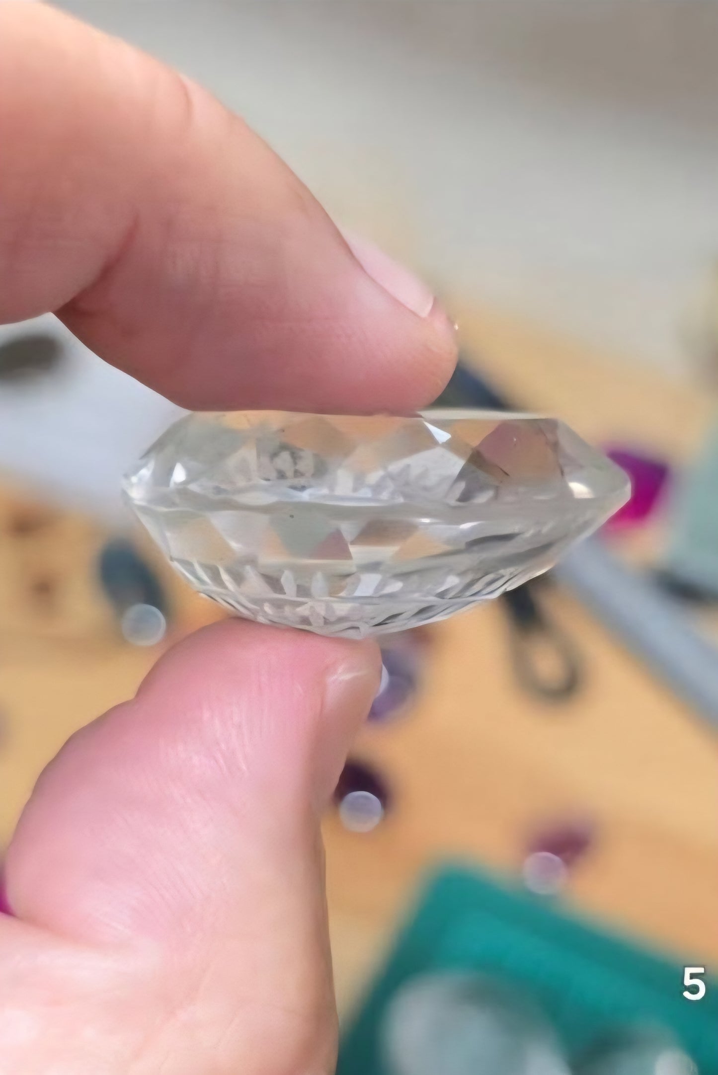 #5 Intaglio Engraved Quartz