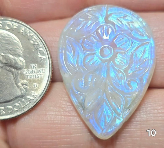 #10 Mughal Carved Moonstone